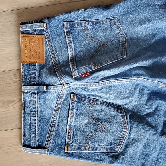 Levi's Premium Ribcage Straight Ankle Women's Jeans Dance Around Medium Wash - Picture 8 of 9